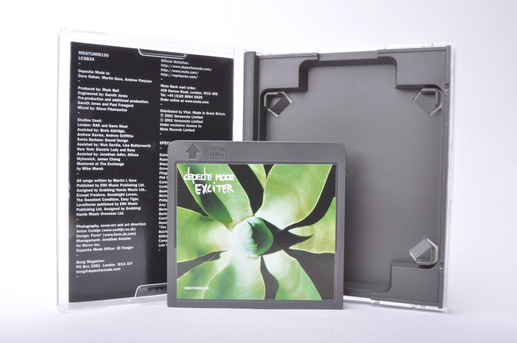 MiniDisc Depeche Mode Exciter Mini Disc + Oasis - 7287414336