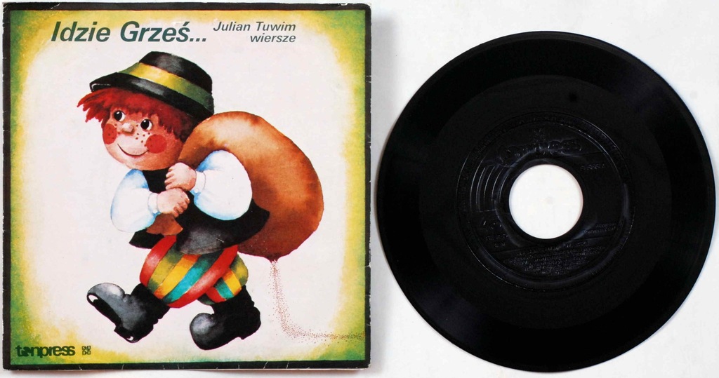 Julian Tuwim - Idzie Grześ... (SP) (Tonpress) EX-