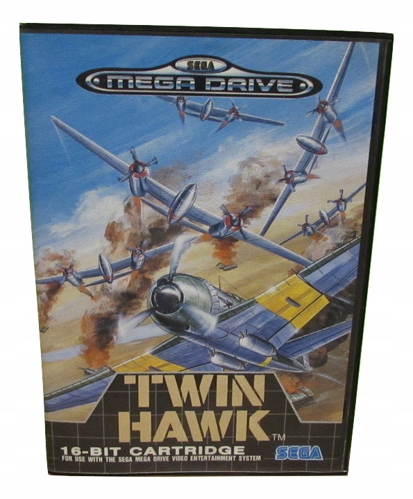 TWIN HAWK MEGA DRIVE SEGA KONSOLA GRA POLECAM