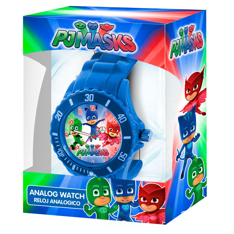 PJ MASKS ZEGAREK ANALOGOWY BAJKA PIDŻAMERSI 694