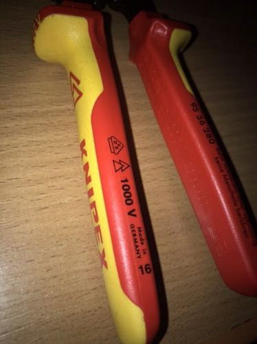 Nożyce z zapadką knipex