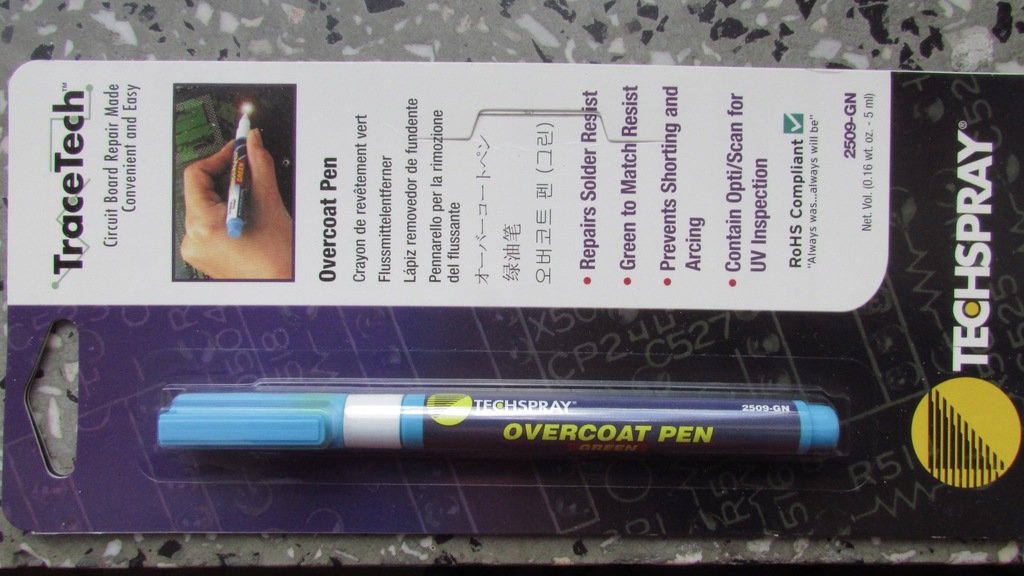 Green OverCoat Pen firmy TechSpray