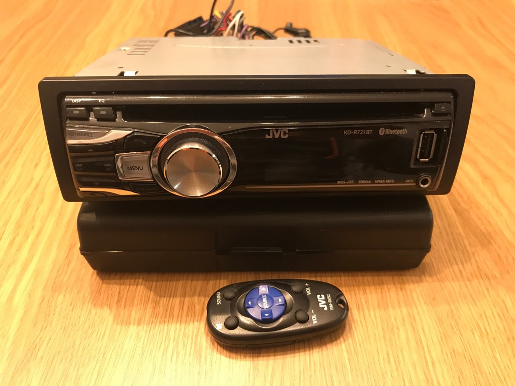 Radio JVC KD-R721BT Bluetooth USB MP3 pilot mikrof