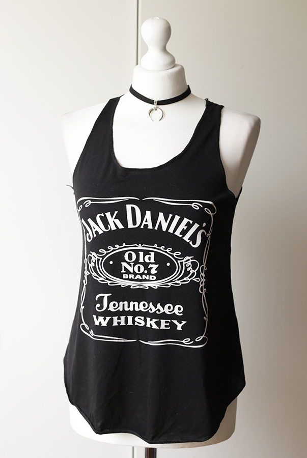 Jack Daniels koszulka Logo whiskey damska punk