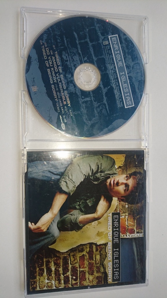 ENRIQUE IGLESIAS TIRED OF BEING SORRY singiel CD