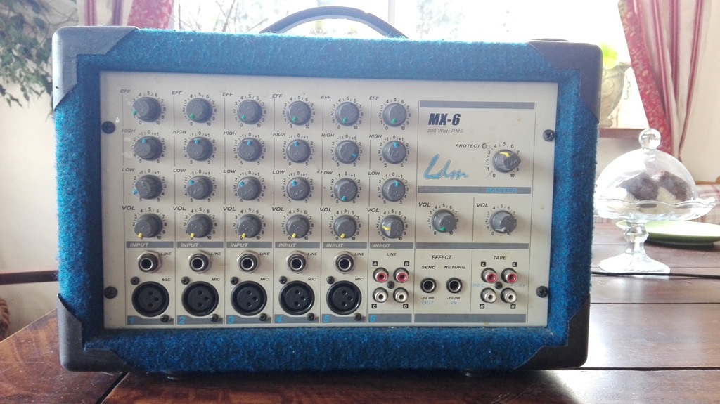 LDM mx 6(Powermixer, wzmacniacz, mikser)