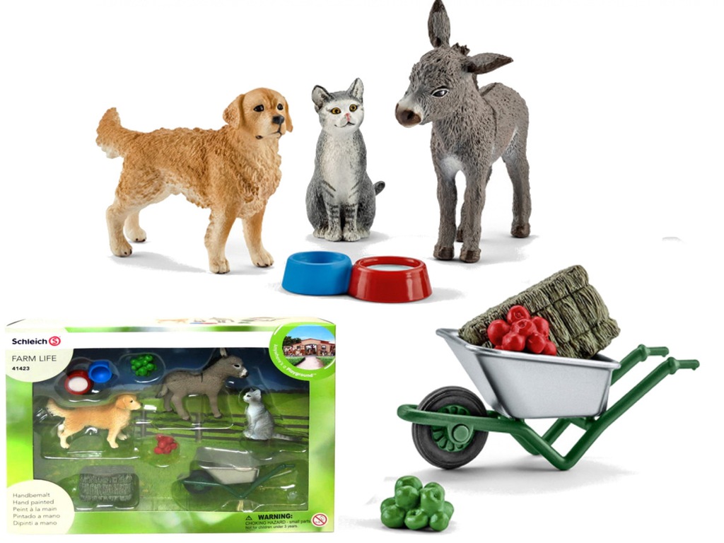 Schleich Zestaw do Karmienia Zwierząt Farma 41423