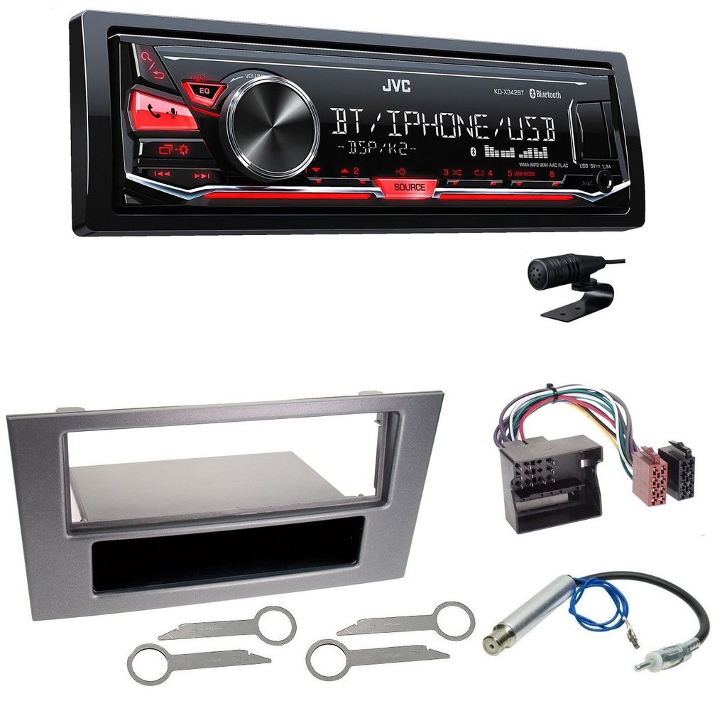 JVC KD-X342BT RADIO BLUETOOTH FORD MONDEO MK3 LIFT