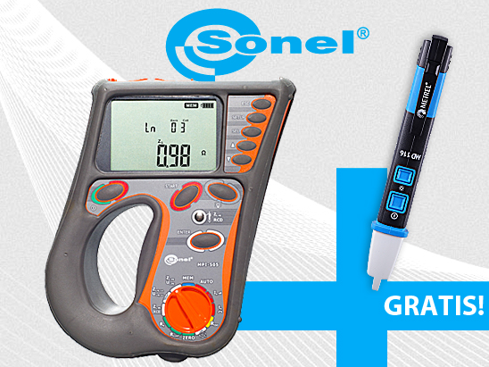 Miernik Sonel MPI-505 + Gratis Wskaźnik napięcia