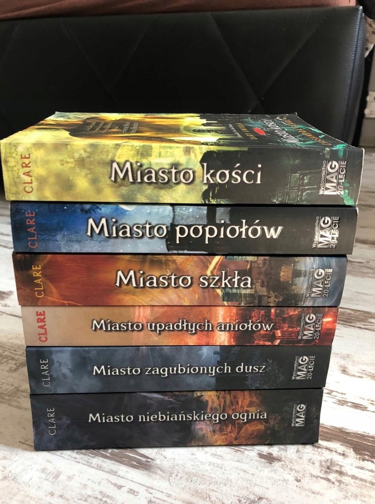 Pakiet DARY ANIOŁA Cassandra Clare 6 TOMÓW OKAZJA