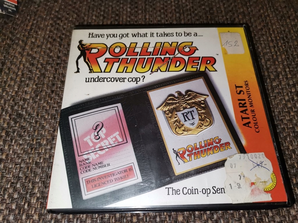 ATARI ST Unikat gra Rolling thunder NAMCO