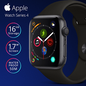 apple watch series 4 gps space grey