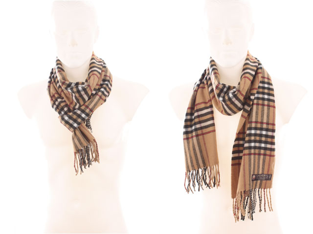 FRANCJA KRATKA SZALIK SZAL 100% cashcryl burberry