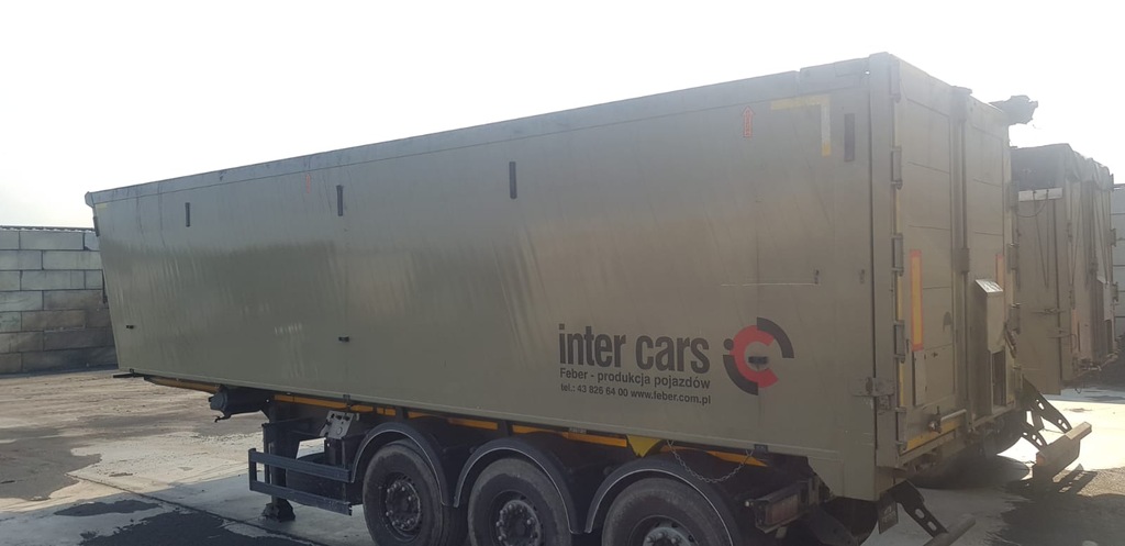 Lekka aluminiowa naczepa wywrotka Inter Cars 50m