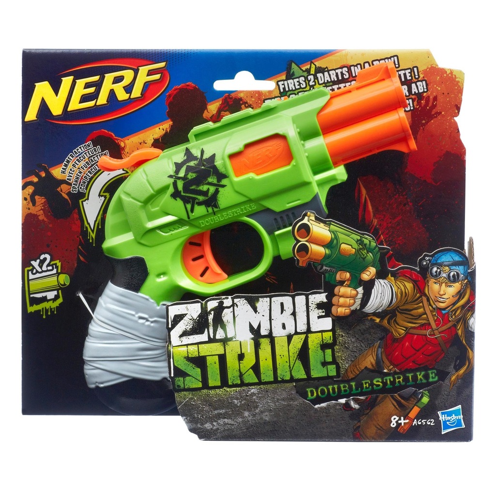 Nerf Zombie Doublestrike A6562 Hasbro PROMOCJA!!! 