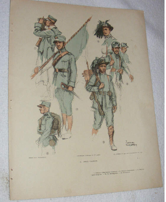 ___ umundurowanie wojskowe Włochy 1914-1916 F04382