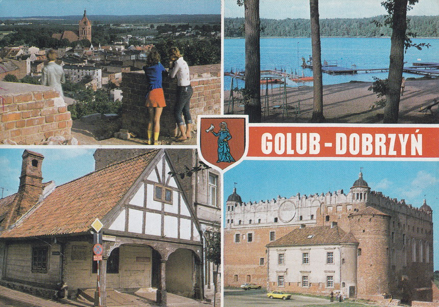 GOLUB DOBRZYŃ - ZAMEK - JEZIORO OKONEK - HERB