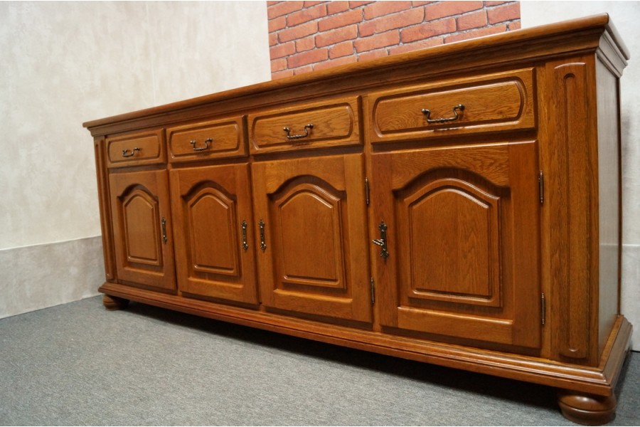 KOMODA DĘBOWA DŁUGA SZER. 200 cm -20%