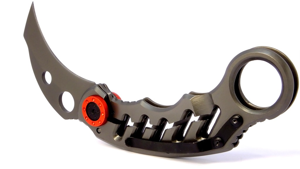 Nóż składany karambit CS: GO, szary, bardzo ostry