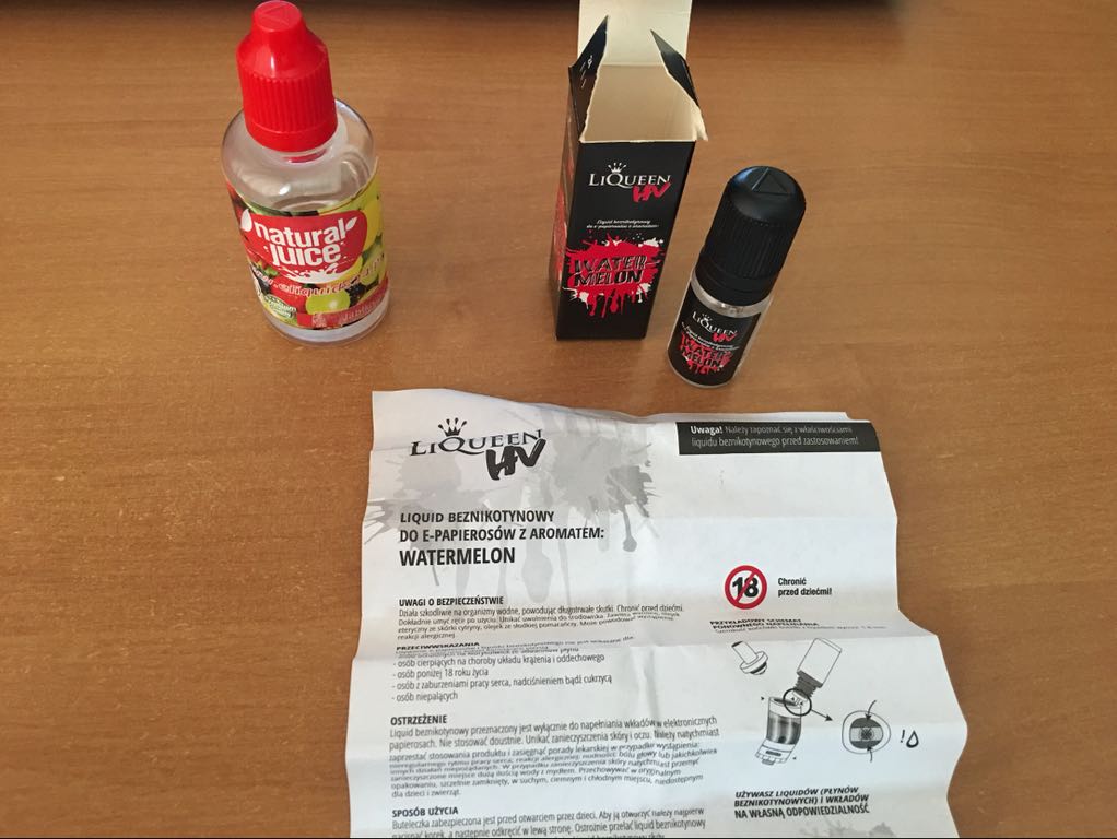Liquidy natural juice 50ml i Liqueen arbuz 10ml