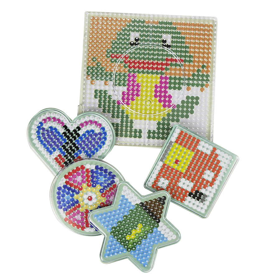 Koraliki do prasowania 3000 szt 4 wzory foremki - 7222701057