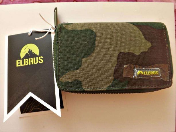 Portfel męski ELBRUS + kompas karabińczyk-brelok
