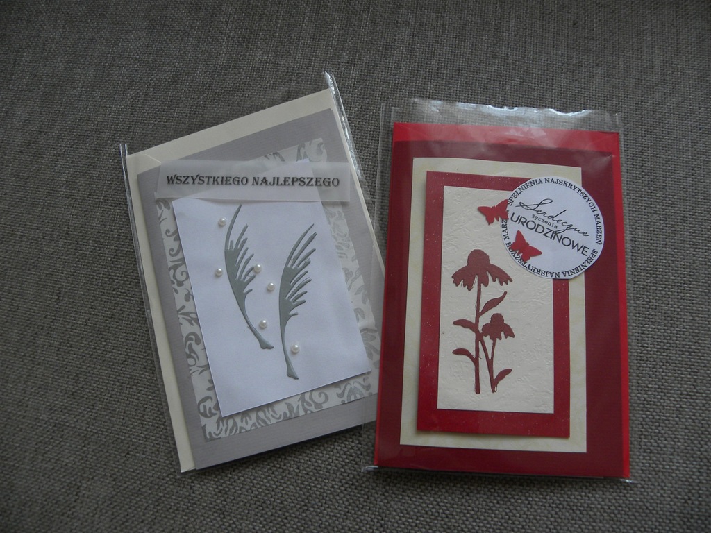 KARTKI, KARTKA URODZINOWA, RĘCZNIE ROBIONE