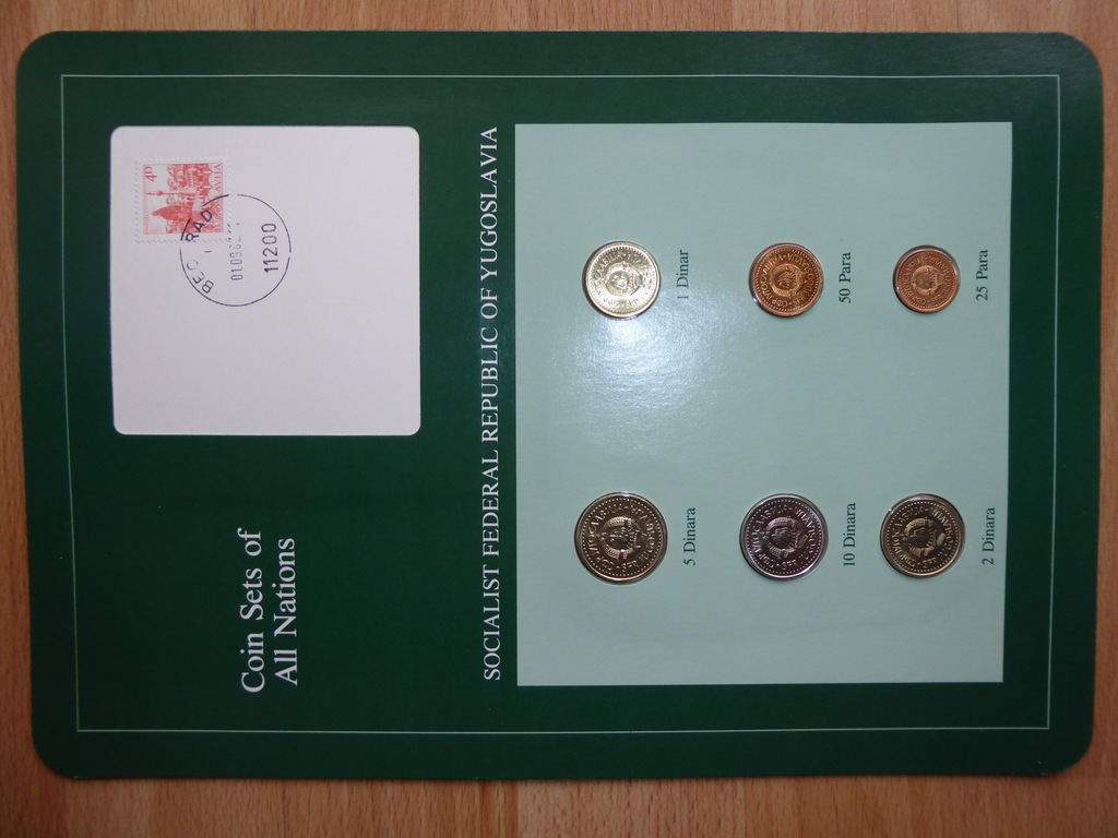 Jugoslawia zestaw monet w org. kartonie - 574