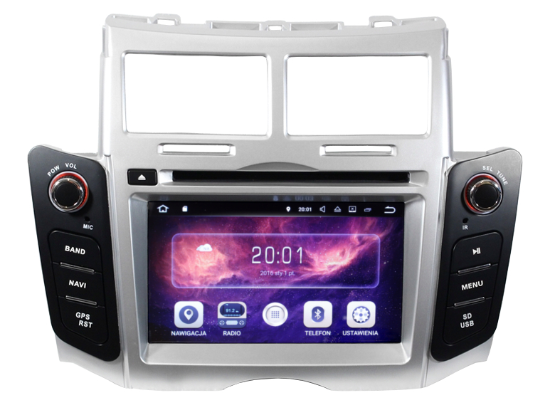 RADIO NAWIGACJA GPS TOYOTA YARIS 20052011 7248232106