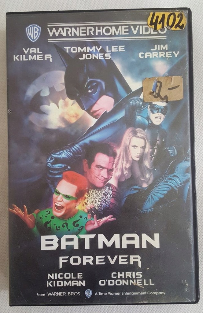 FILM VHS BATMAN FOREVER kaseta