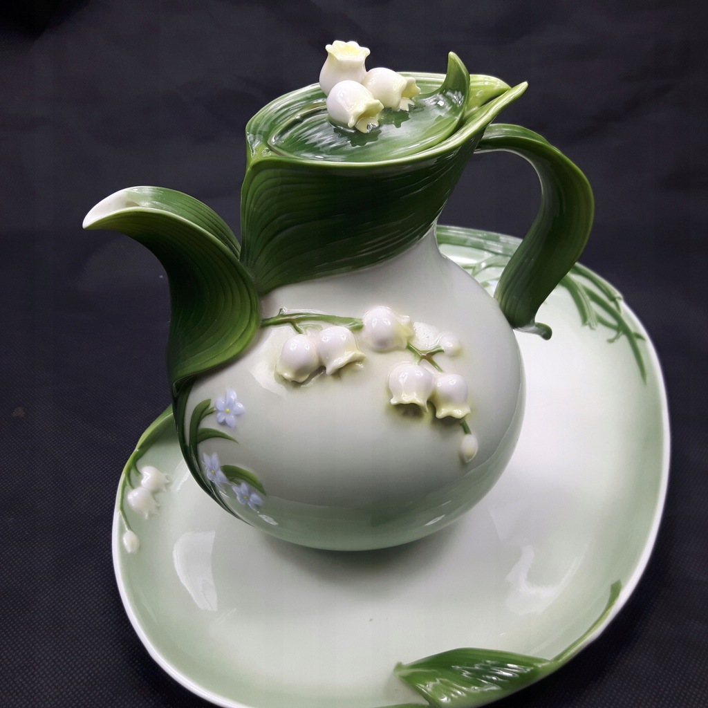GRAFF Porcelain __ PIĘKNA porcelana taca dzbanek