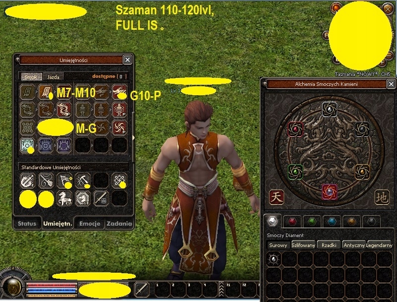 Metin2 Tasmania Szaman SMOK 110-120lvl SKILLE P !