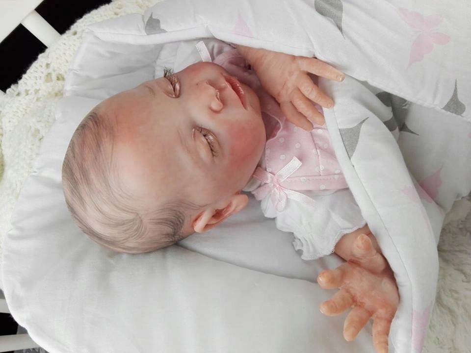 GABI, lalka REBORN, prawdziwe niemowlę 50cm