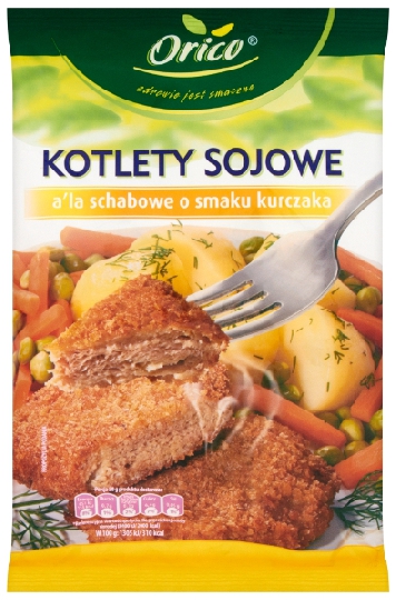 KOTLETY SOJOWE A LA SCHABOWE 100G KURCZAK ORICO