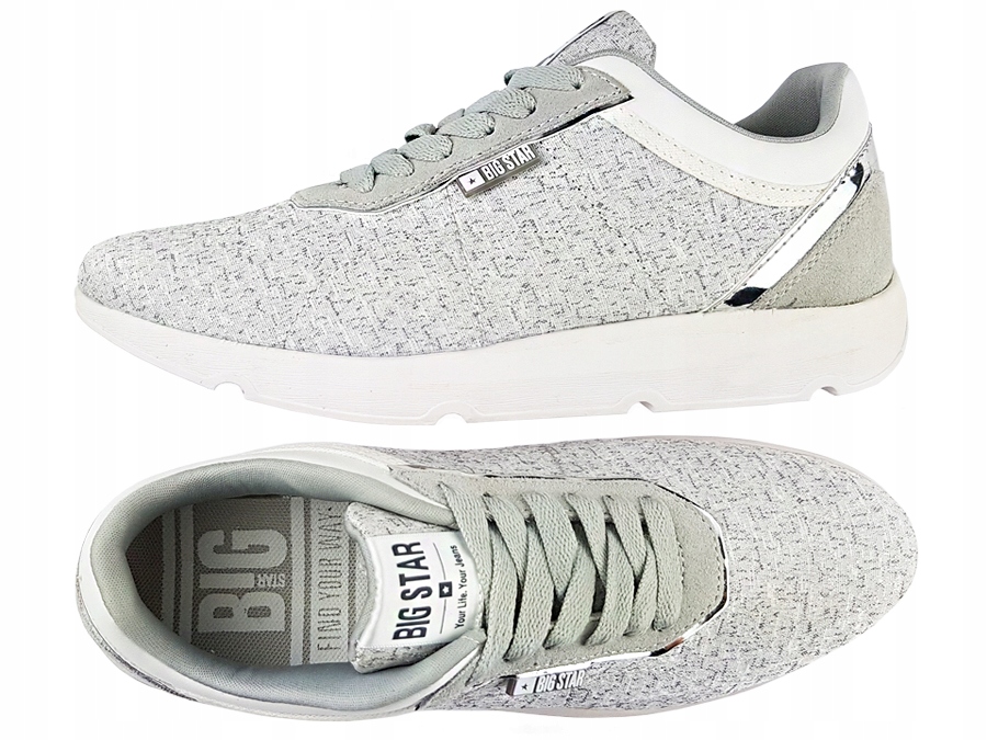 Sneakersy BIG STAR buty damskie W274798 szare 37