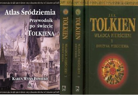 Atlas Śródziemia + Władca Pierścieni t.1/3 Tolkien