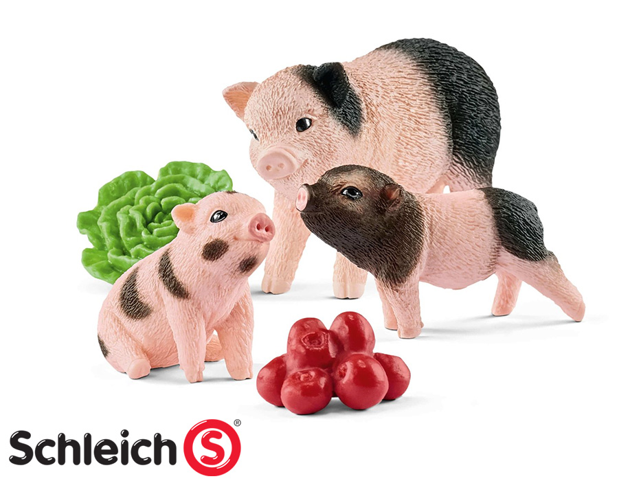 SCHLEICH Zestaw świnek Mama i prosiaki 42422