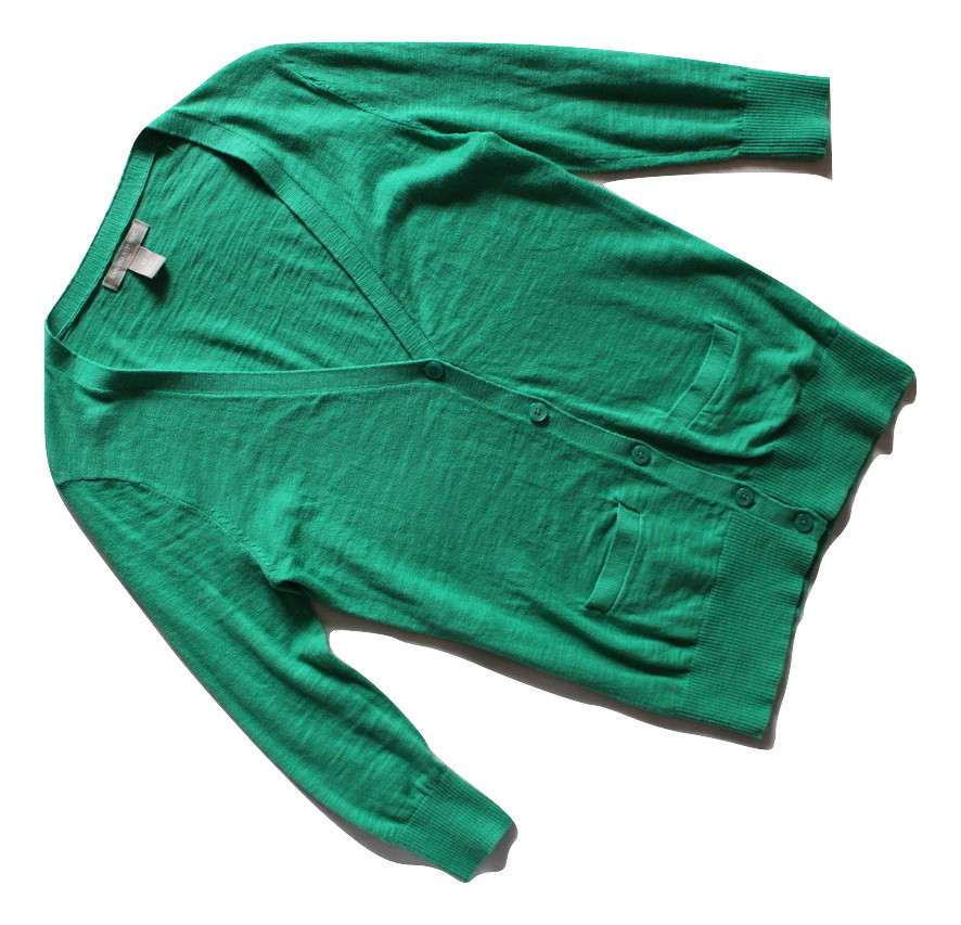 BANANA REPUBLIC zielony sweterek XS modny sweter