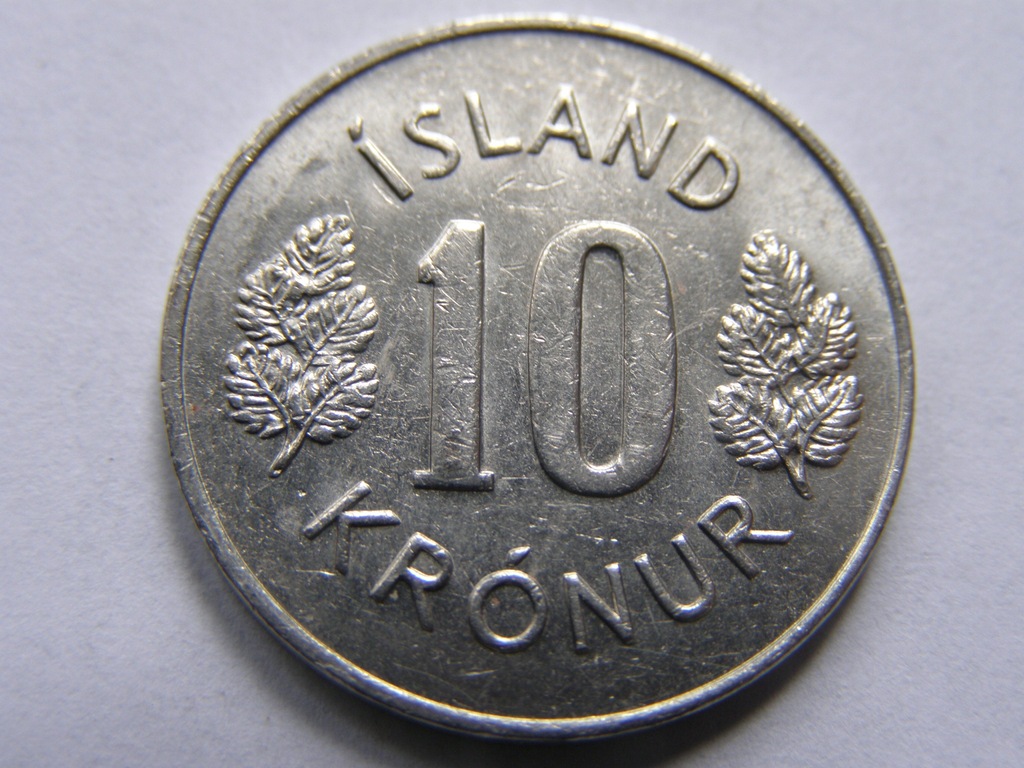 ISLANDIA ISLAND 10 KRONUR 1978 ROK !!!!!!!!