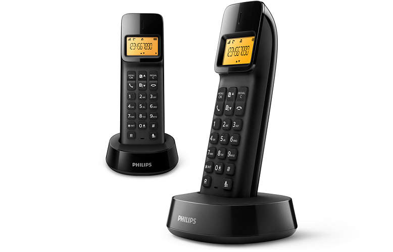Philips D1402B telefon bezprzewodowy 2 słuchawki