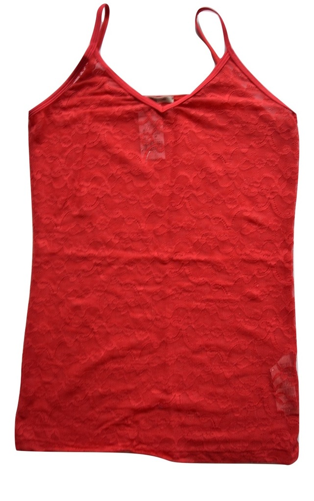 Intimissimi koszulka koronkowa, czerwień, IT S/M