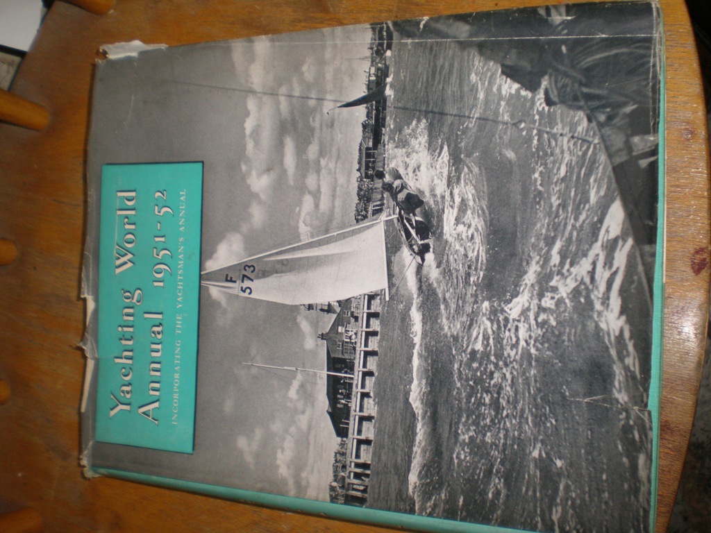 stara książka - Żeglarstwo - jachty 1951-52