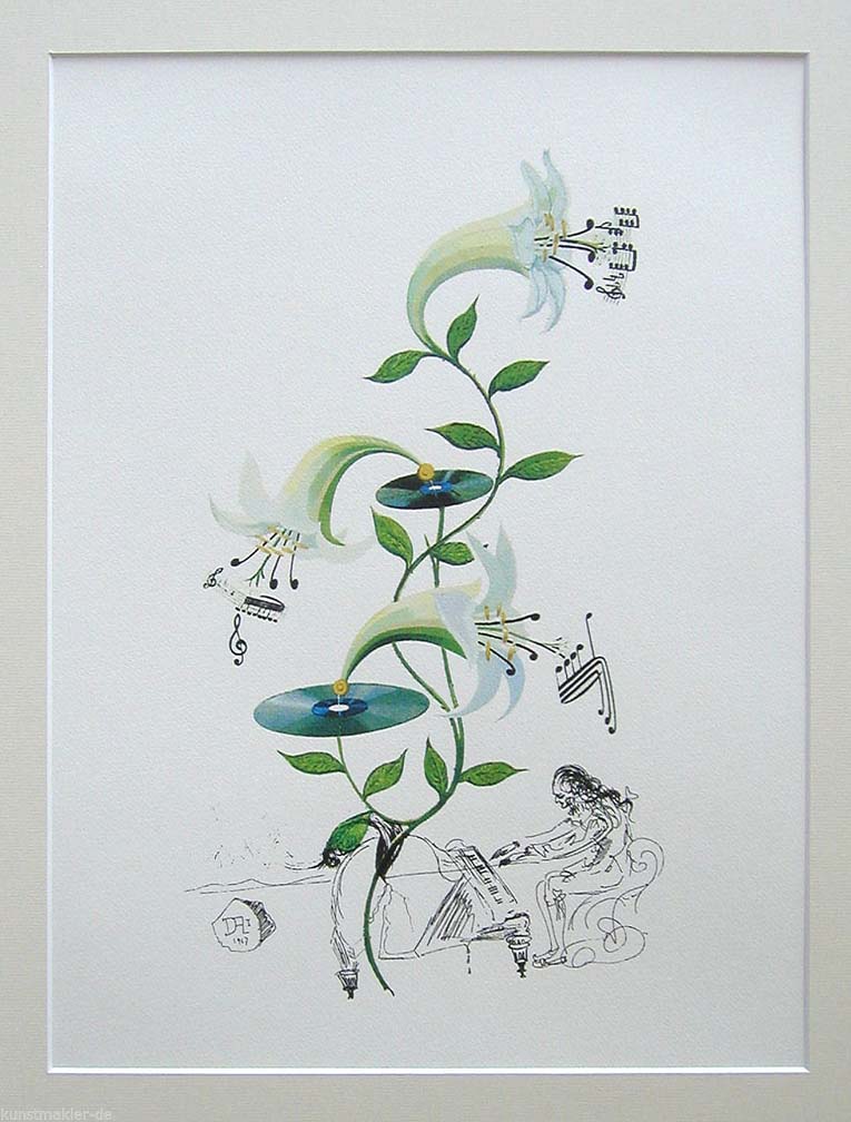 Salvador Dali FLORDALI Lilia'232