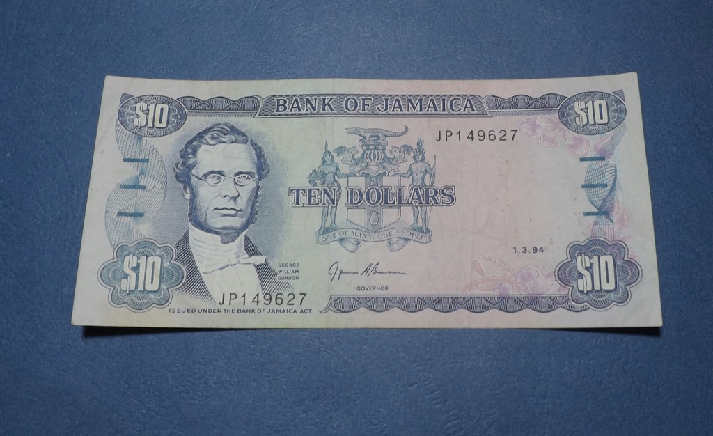 10 DOLLARS 1994 JAMAJKA