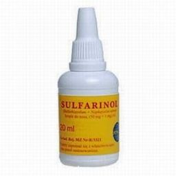 SULFARINOL, krople do nosa 20 ml