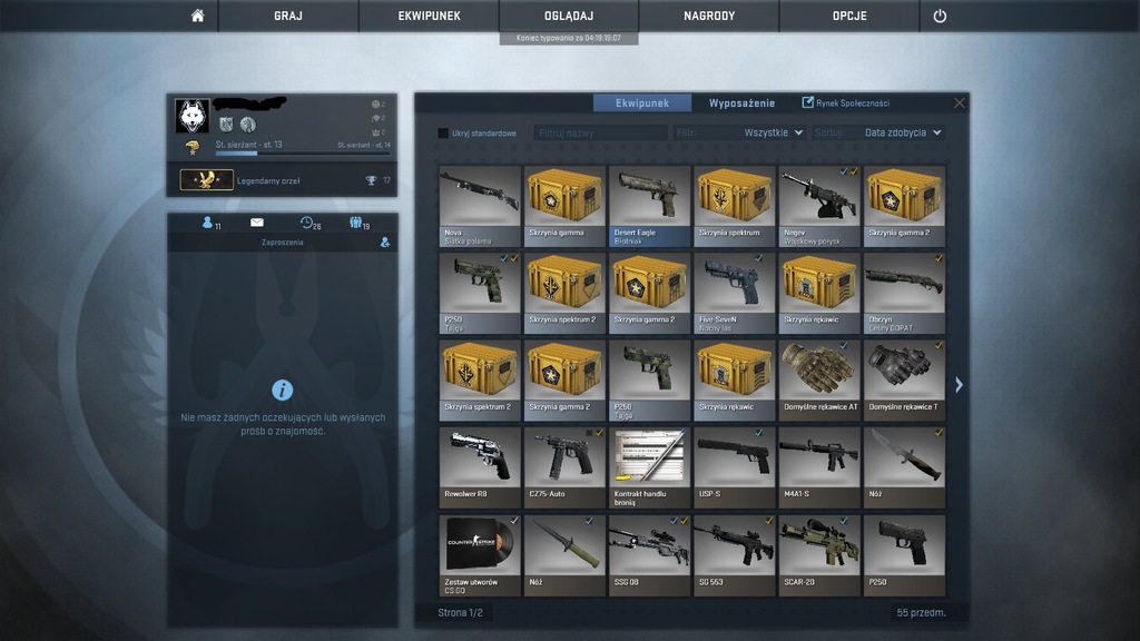 Konto CS:GO Legendary Eagle/Legendarny Orzeł/LE
