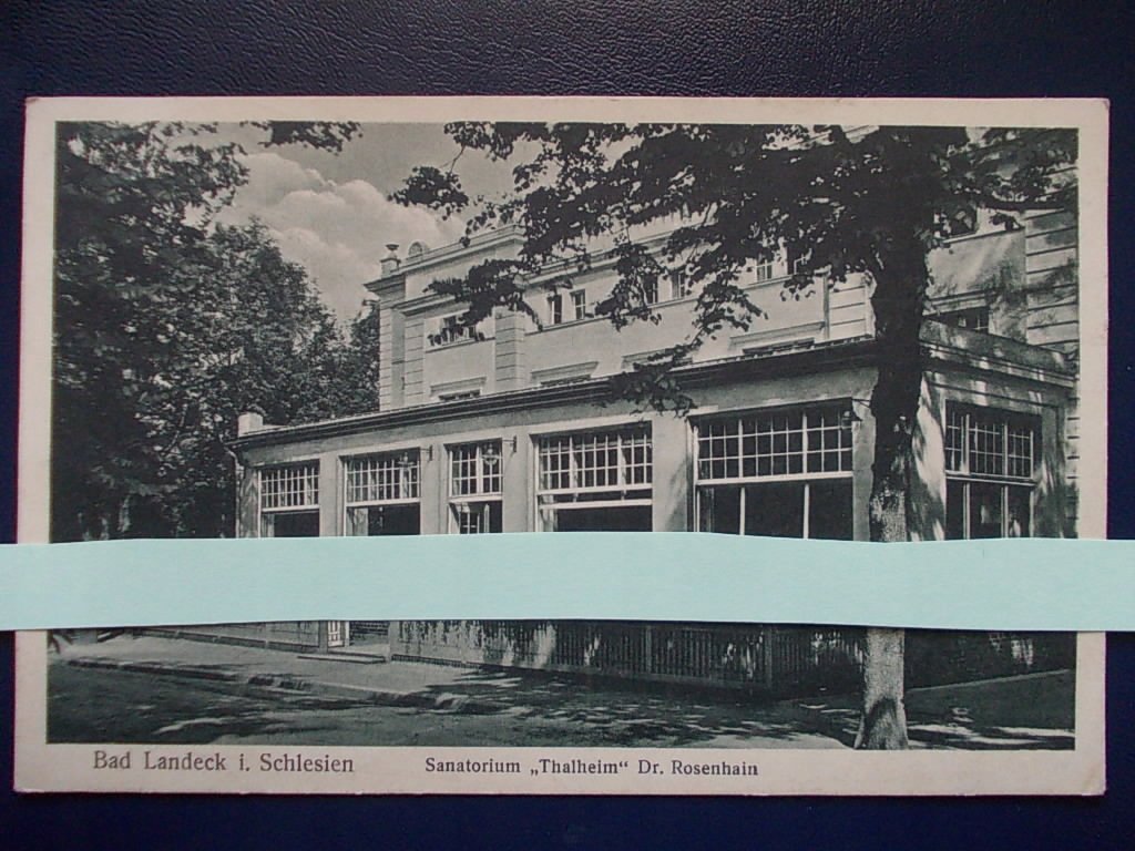 Lądek Zdrój Bad Landeck sanatorium Thalheim