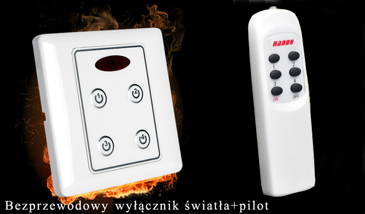 WYŁĄCZNIK Bezprzewodowy włącznik światła+pilot