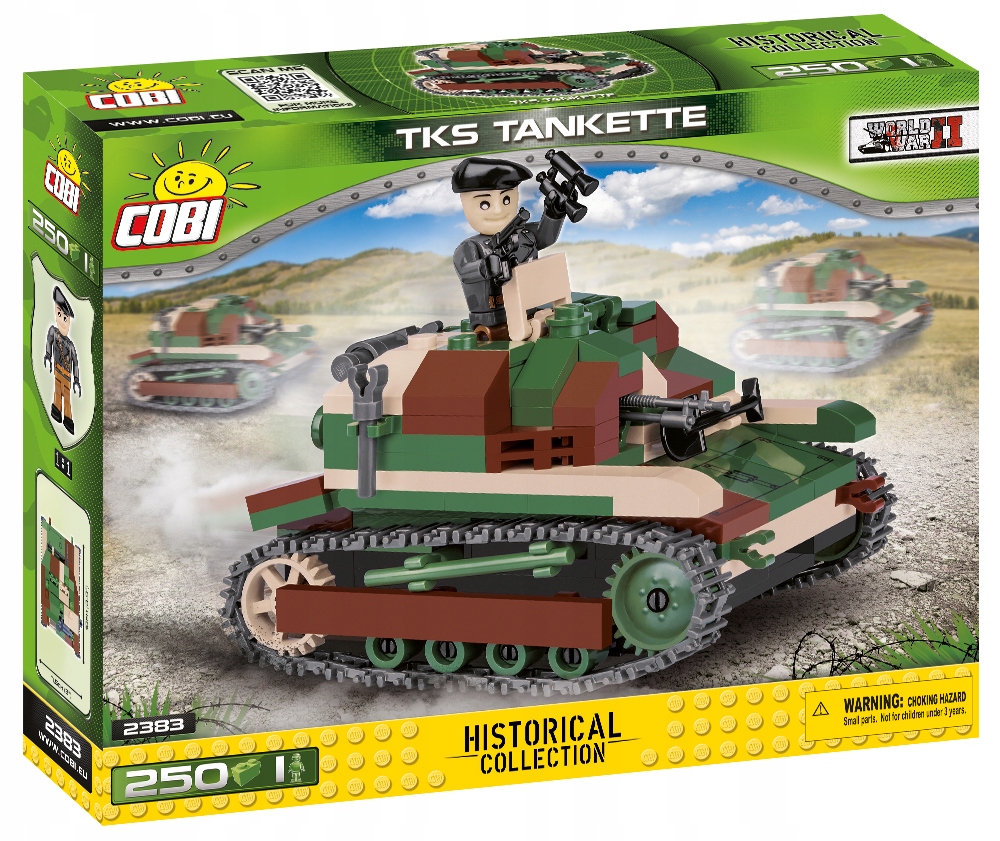 COBI 2383 TKS Tankietka - polski lekki czołg