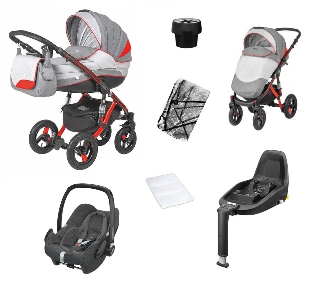 ADAMEX ASPENA GRAND PRIX 4w1 + FOTELIK ROCK + BAZA